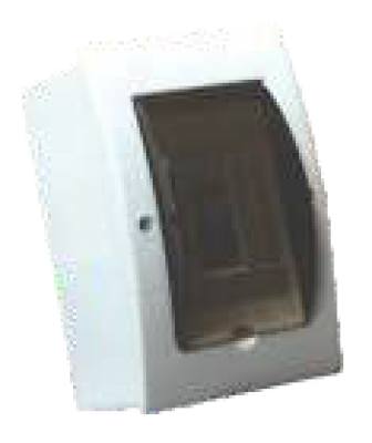 KBA-011 Gabinete mixto de 1 a 3 polos para térmico riel din con puerta